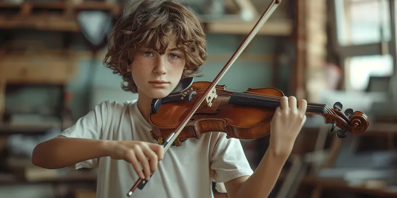 Nauka gry na skrzypcach