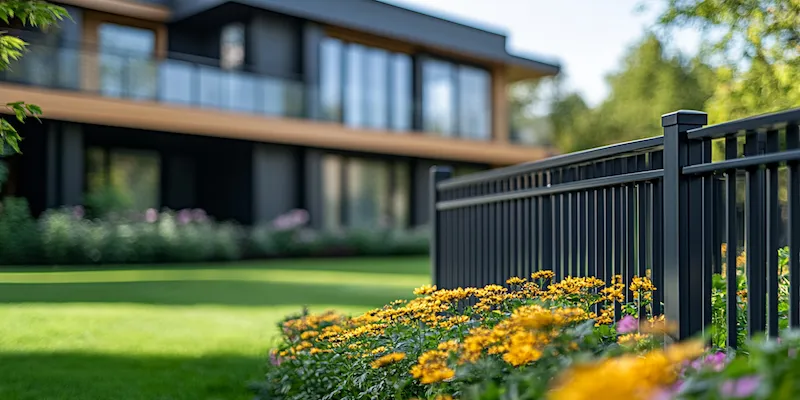 Gartenzaun Metall Polen