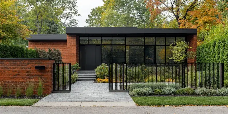 Schmuckzaun aus Polen