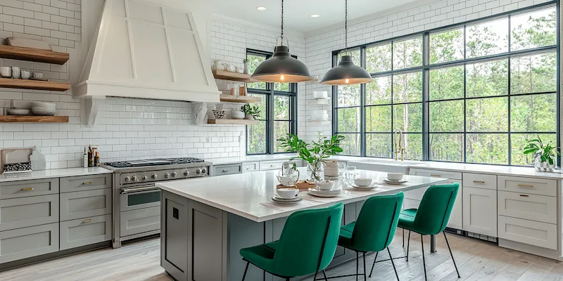 Białe meble kuchenne jakie płytki?