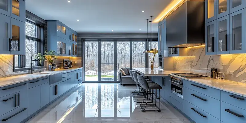 Czerwone meble kuchenne jakie ściany?